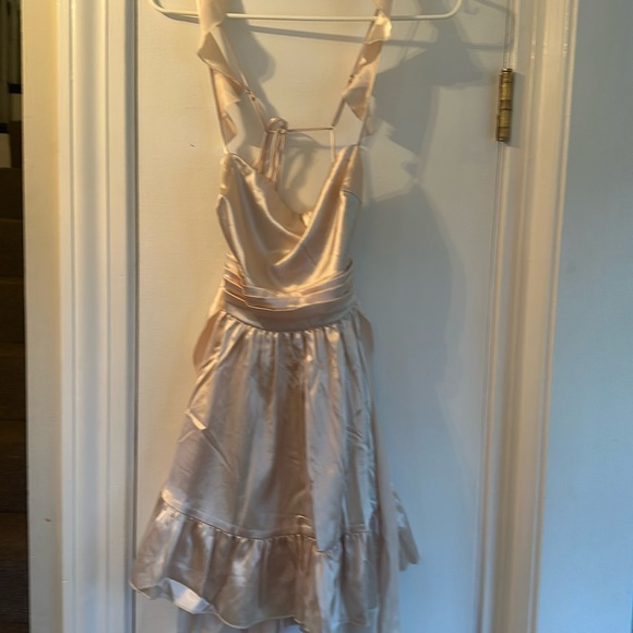 Lucy in the Sky for and flare dress, champagnes (size small) - Picture 4 of 7